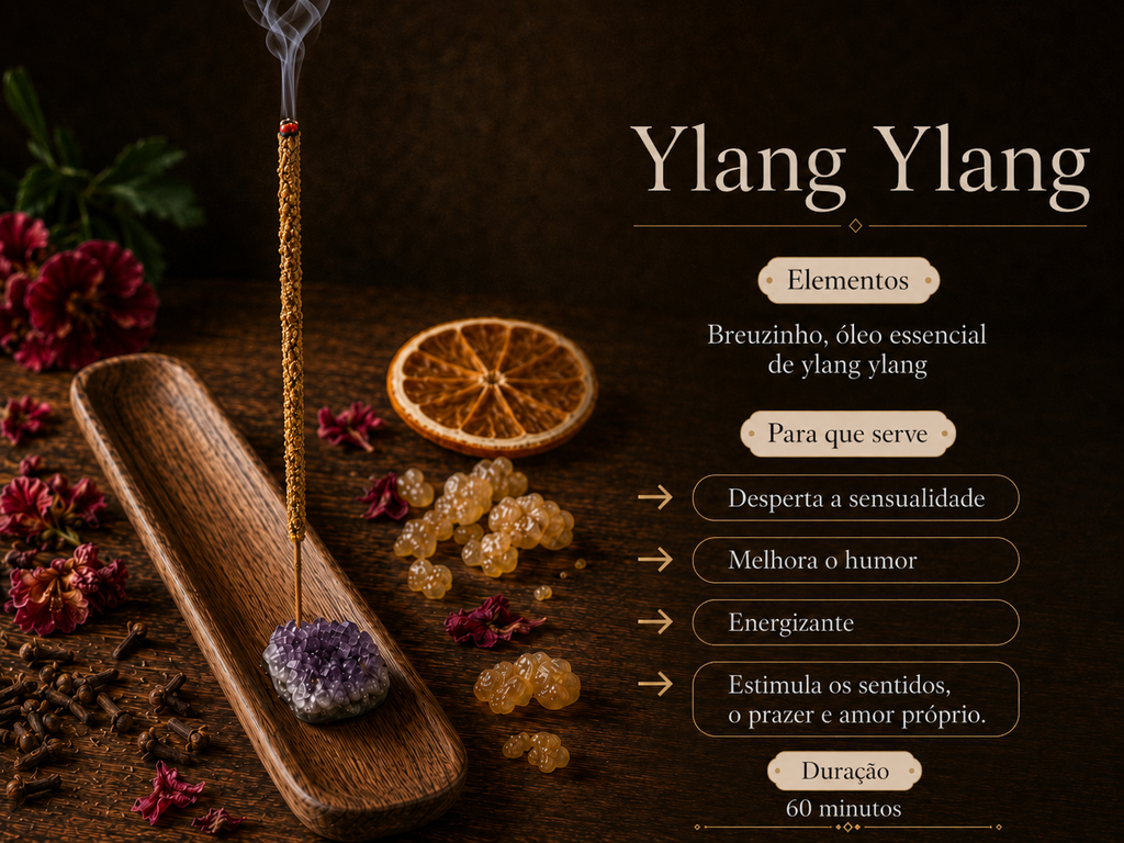 Incenso Ylang Ylang 100% natural
