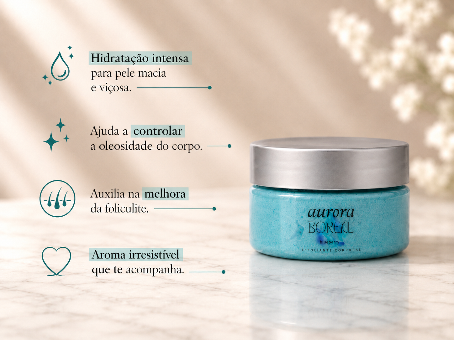 Kit Aurora Boreal - Esfoliante, Manteiga e Body Splash