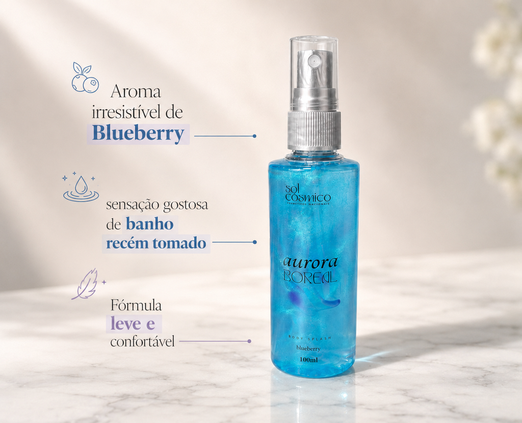 Kit Aurora Boreal - Esfoliante, Manteiga e Body Splash