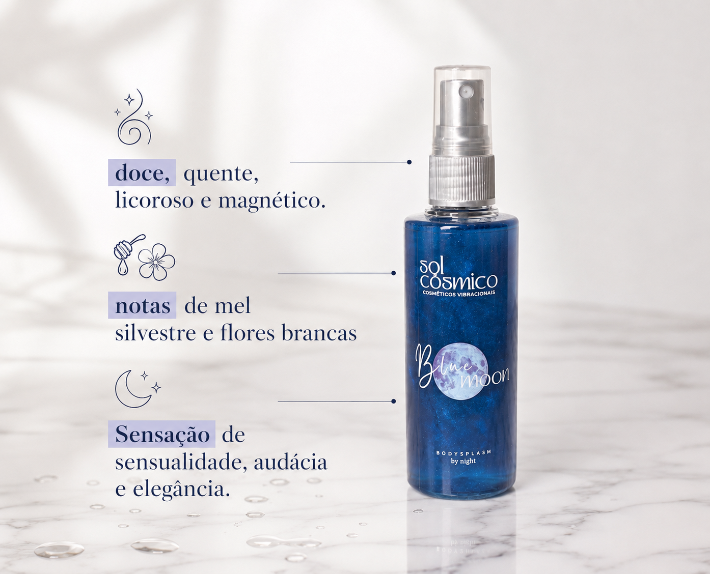 Kit Blue Moon - Esfoliante, Manteiga e Body Splash