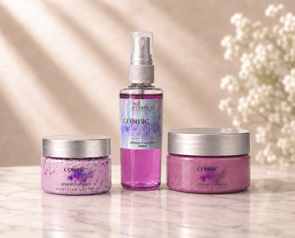 Kit Cosmic Spell - Esfoliante, Manteiga e Body Splash