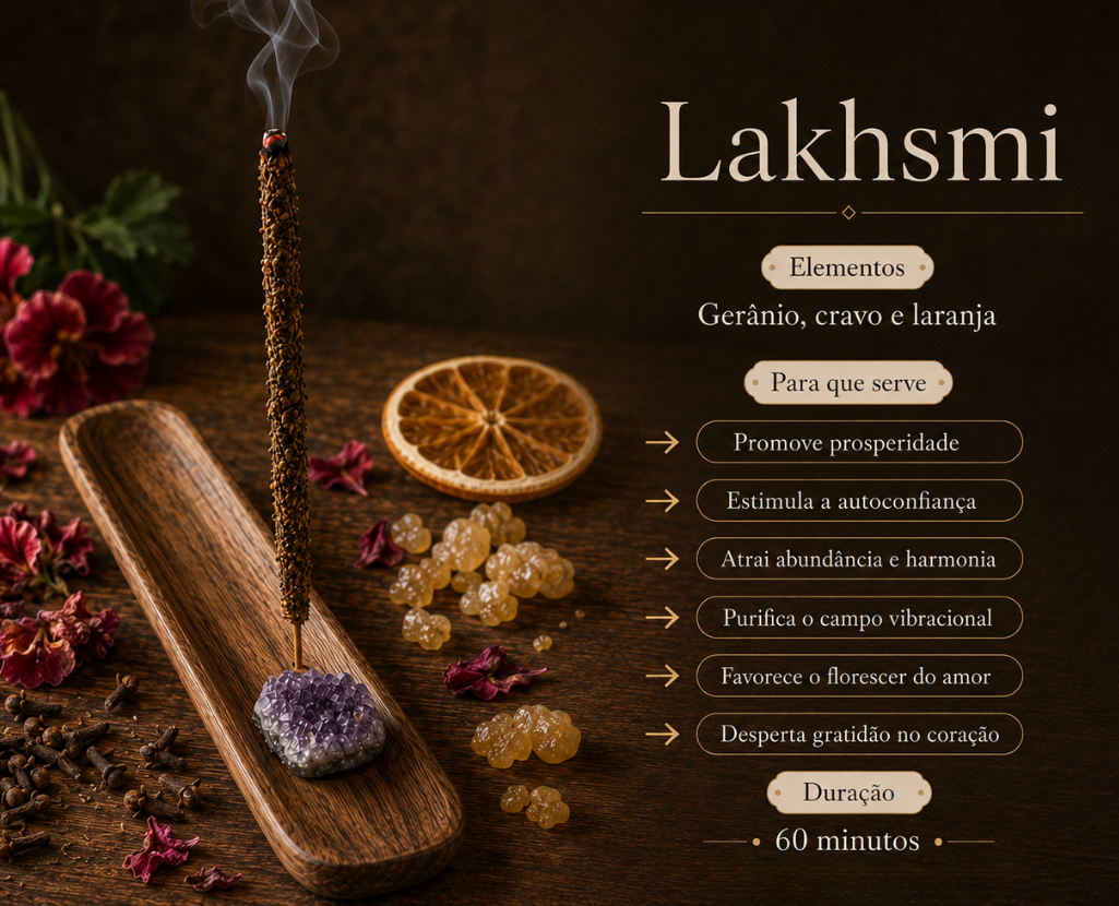 Incenso Lakshmi 100% natural